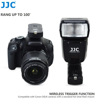 

JJC Camera Flashlight Remote Control 30 Meters 433mHz 16 Channels Wireless Flash Trigger Kit for Canon/Nikon/Olympus/Pentax