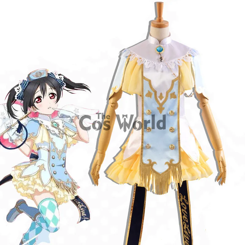 Отлично! Маскарадное платье Love Live Нико Ядзава форма ангела наряд аниме костюмы
