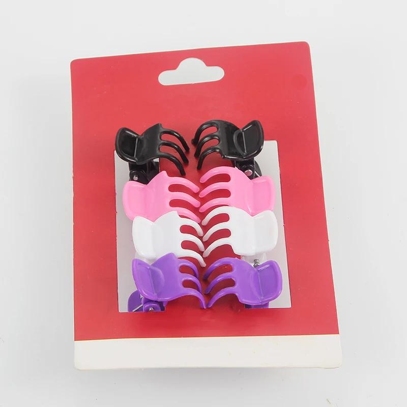 

8pcs/set Colorful Hair Claws for Girls Hair Styling Tools Crab Plastic Hair Clip Claw Mini Hair Claws for Girls Hair Accessories
