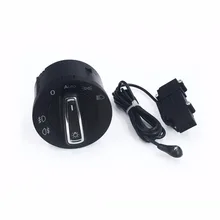Sensor de luz automático com botão de interruptor do farol para vw golf 7 mk7 polo novo tiguan touran t-roc tarraco transportador 5g0941431b 431bf