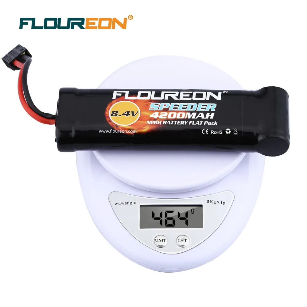 FLOUREON Ni MH 8 4 в 4200 мАч аккумулятор с ру плоский пакет Traxxas Разъем для RC