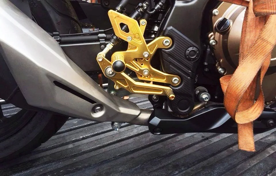 Мотоцикл CB 500F CBR 500R Регулируемые задние наборы для ног Peg задние шаги Подножка для- Honda CB500F CBR500R 15 16