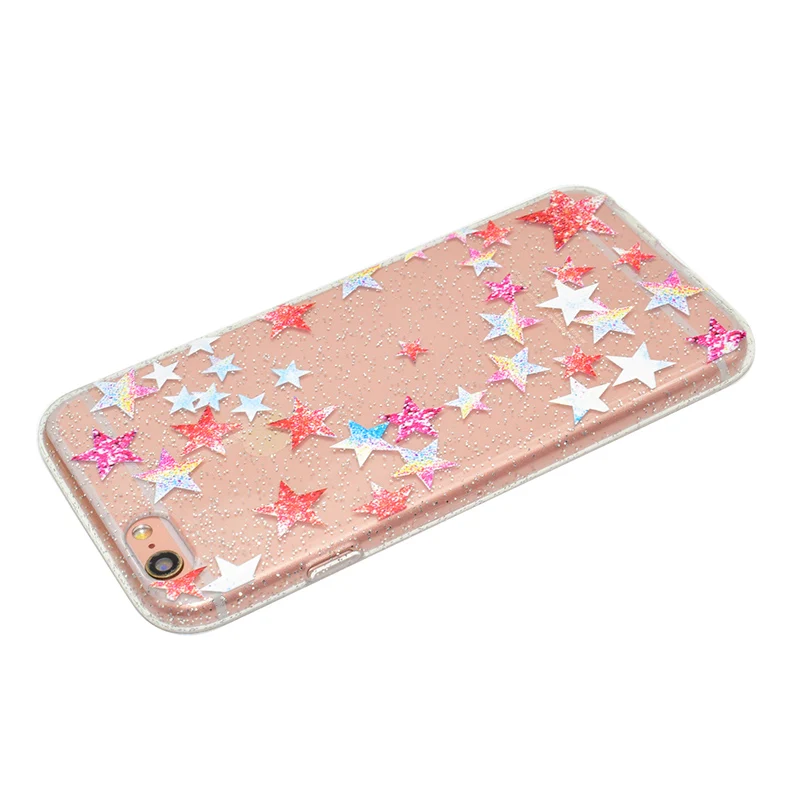 cute cartoon glitter silicone case iphone 5 6 s 7 plus (18)