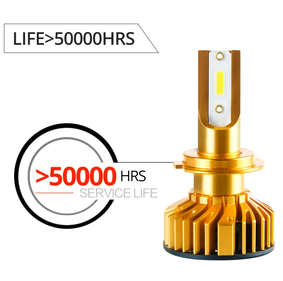 Aceersun H7 LED H7 H4 9005 9006 H11 H8 H9 Car Fog Light Canbus 12V 24V DOB 10000LM For Car truck motorcycle Auto Beam Super Mini (6)