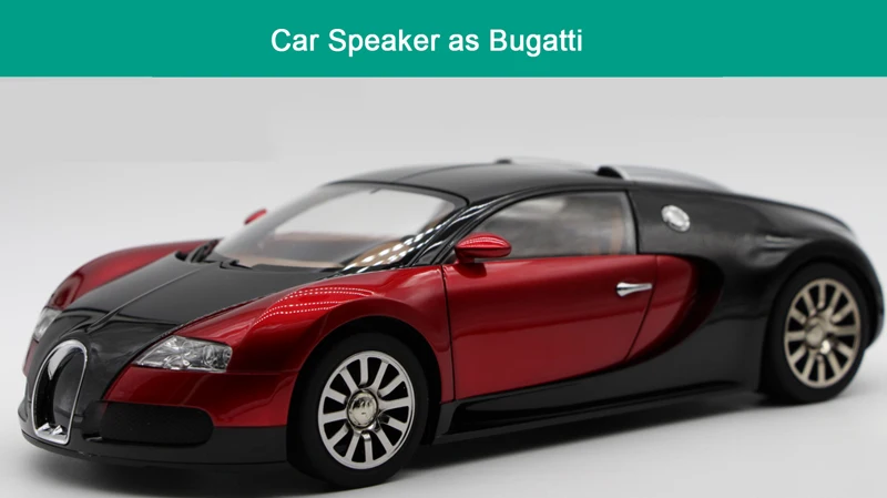 Высокое качество Ультра реалистичные Bugatti модель автомобиля Bluetooth колонки FM радио USB TF карты музыкальный плеер малыш подарки игрушки Soundbox