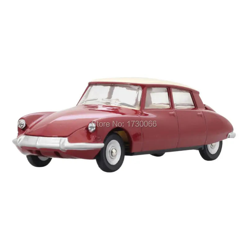 

Dinky Toys 1/43 Atlas Car Model 530 CITROEN DS 19 red Opening hood Metal car models Diecast vehicle Toys Collect Or Gift toys