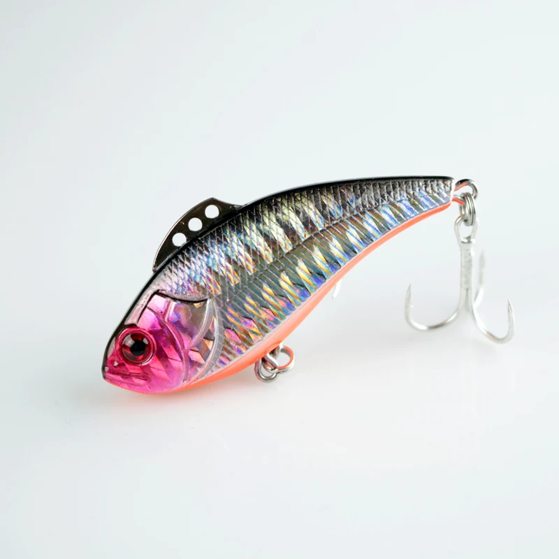 1pcs Winter Fishing Lures Hard Bait 8.5g 13g 19g VIB With Lead Inside Lead Fish Ice Sea FishingTackle Swivel Jig Wobbler Lure