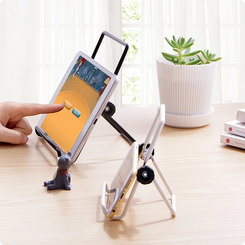 Multi angle Adjustable Metal Cellphone Stand Desk Charging Phone Holder Portable Phones Fixed