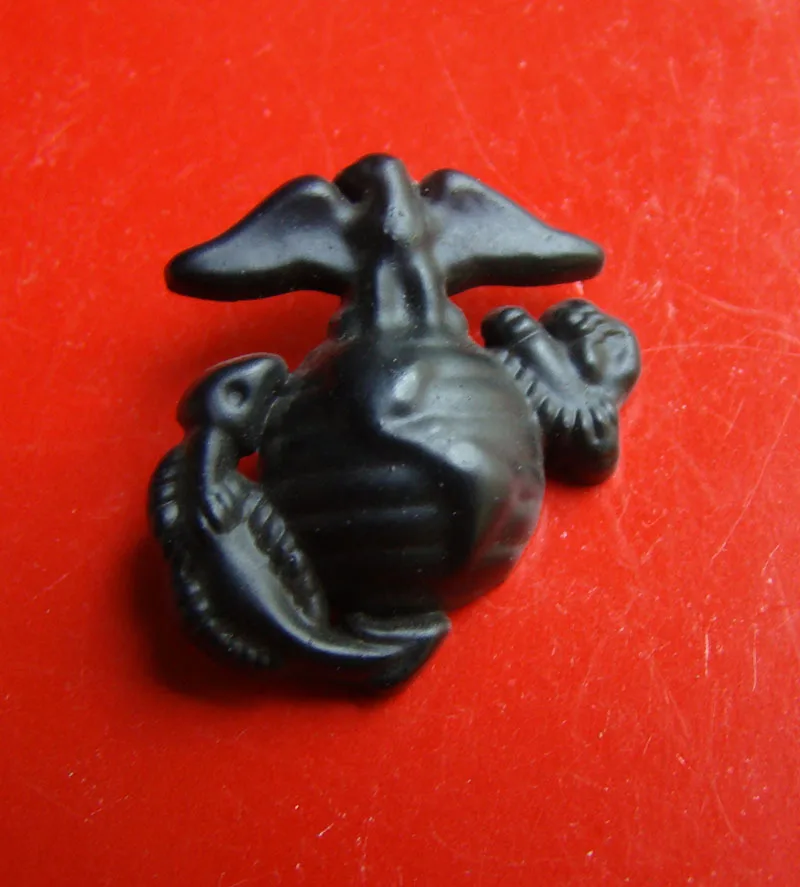 

USMC US MARINE CORPS MARINES EMBLEM INSIGNIA MINI BADGE PIN BLACK - World military Store