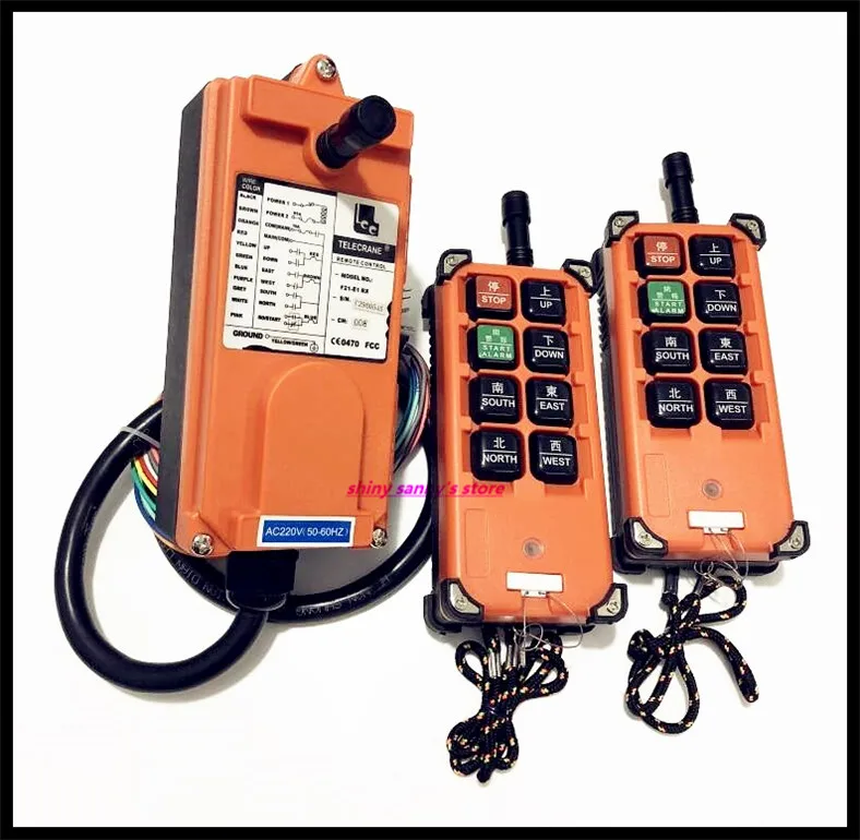 F21-E1B Industrial Radio Remote Control Hoist Crane Control Lift Crane 2x Transmitter + 1x Receiver Brand New