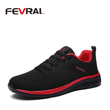 

FEVRAL Hot Sale Summer Lightweight Sneakers Air Fashion Famous Men Shoes Comfortable Casual Style Men Footwear Tenis Masculino