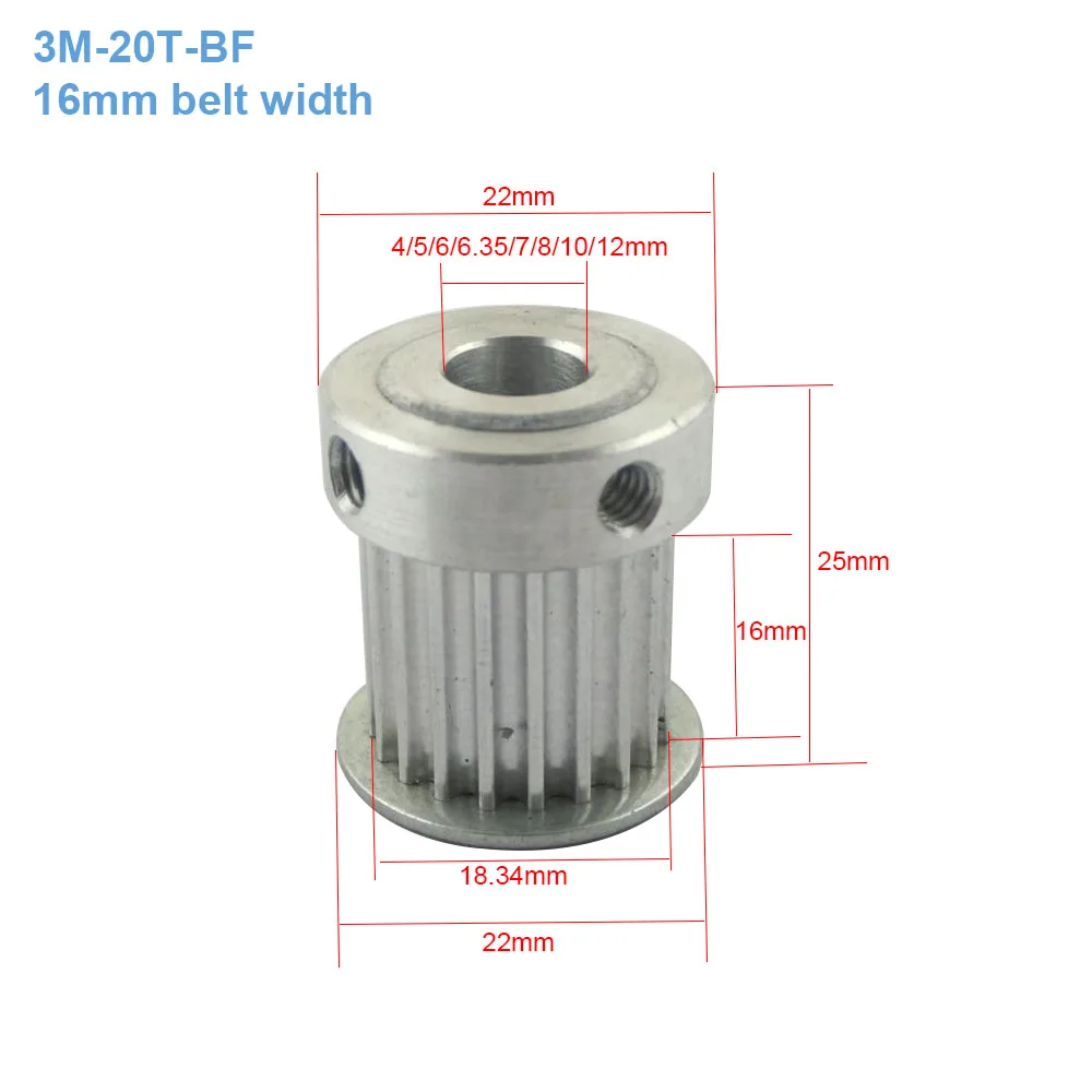 3M40T, Bore:20mm 3M 40T Pitch 3mm Tooth Width 16mm Timing Belt Pulley Synchronous Wheel Gear 20mm Bore 3M40T, Bore:20mm 3M 40T Pitch 3mm Tooth Width 16mm Timing Belt Pulley Synchronous Wheel Gear 20mm Bore