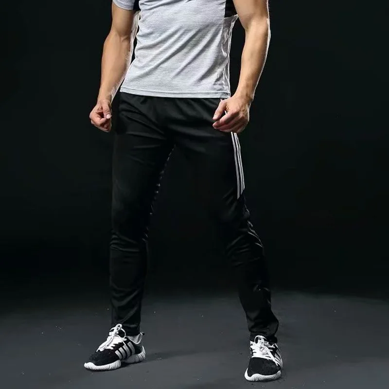 

Sport Running Pants Men With Pockets Athletic Football Soccer Training ice hockey