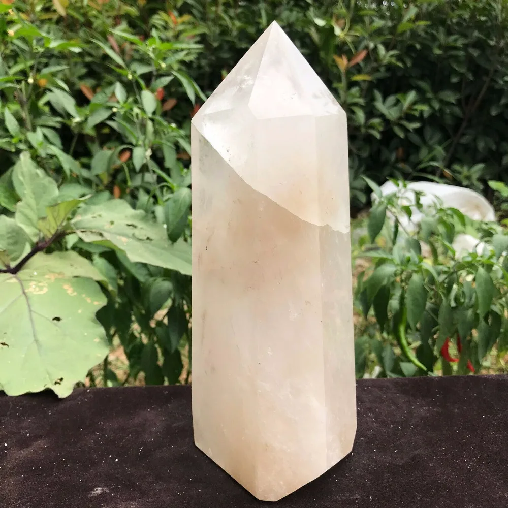 

Large Clear Quartz Natural Point Cluster Crystal Rough Healing