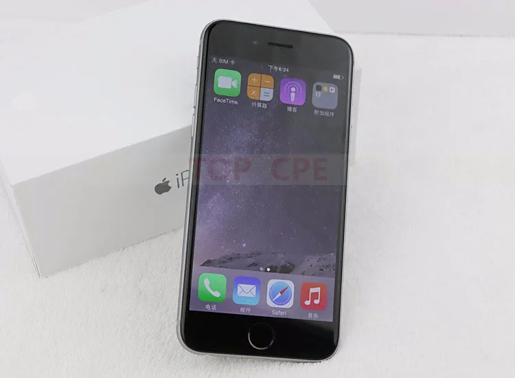 Разблокированный Apple iPhone 6 Plus 6 P 16GB 64GB 128GB 5," IOS 3G WCDMA 4G LTE 8MP камера 1G RAM WIFI GPS мобильный телефон