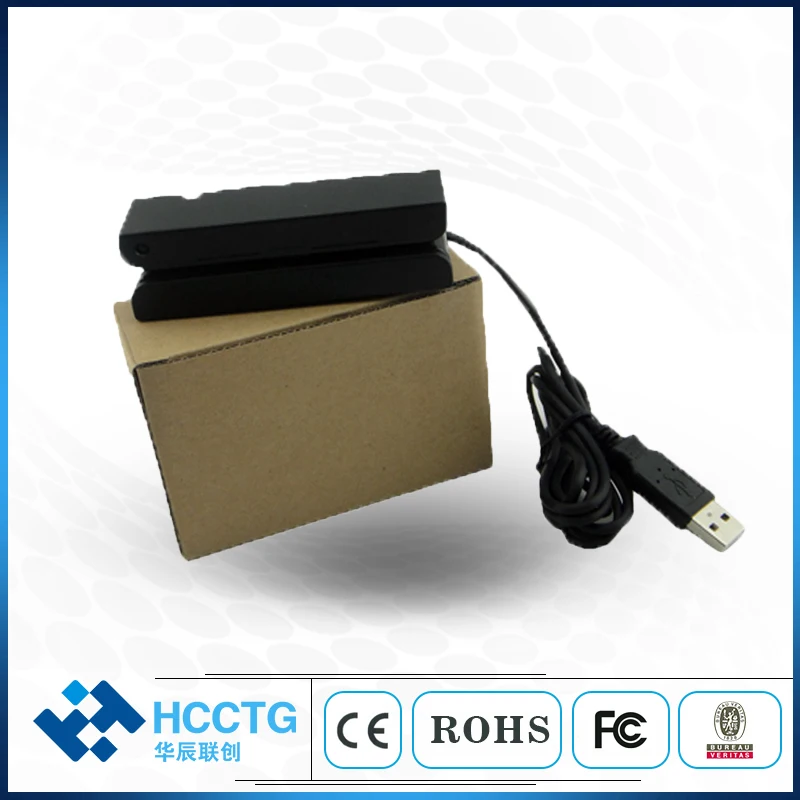 HCC 1 мм Головка Atm 3 трек Usb Считыватель магнитных полос HCC750|card reader|magnetic stripe card readercard