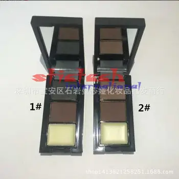 

by ems or dhl 200pcs Waterproof 2 double color make up eyebrow enhancers shadow eyebrow powder Palette With Brush