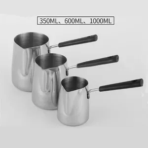 Бакелитовая ручка воск плавильный горшок Свеча «сделай сам» мыло тает горшок душистый воск тает металлический кофе тороид кувшин латте молоко вспенивание кувшин - изображение