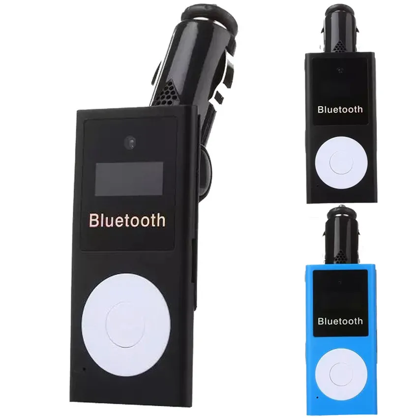 New Bluetooth LCD Car Set FM Transmitter MP3 USB Charger Handsfree For iPhone