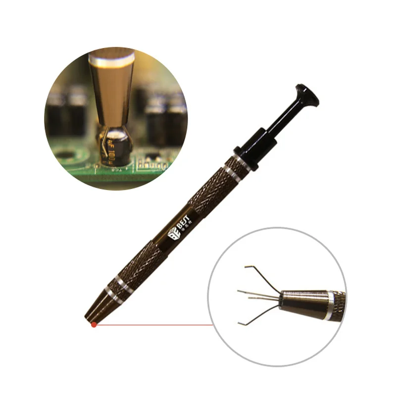 

DSPIAE Hand Tools Tweezer Stone Diamond 4 Prong Pick Up Tool Bead Precision Component Holder jewelry Tools Accessories 2019 New