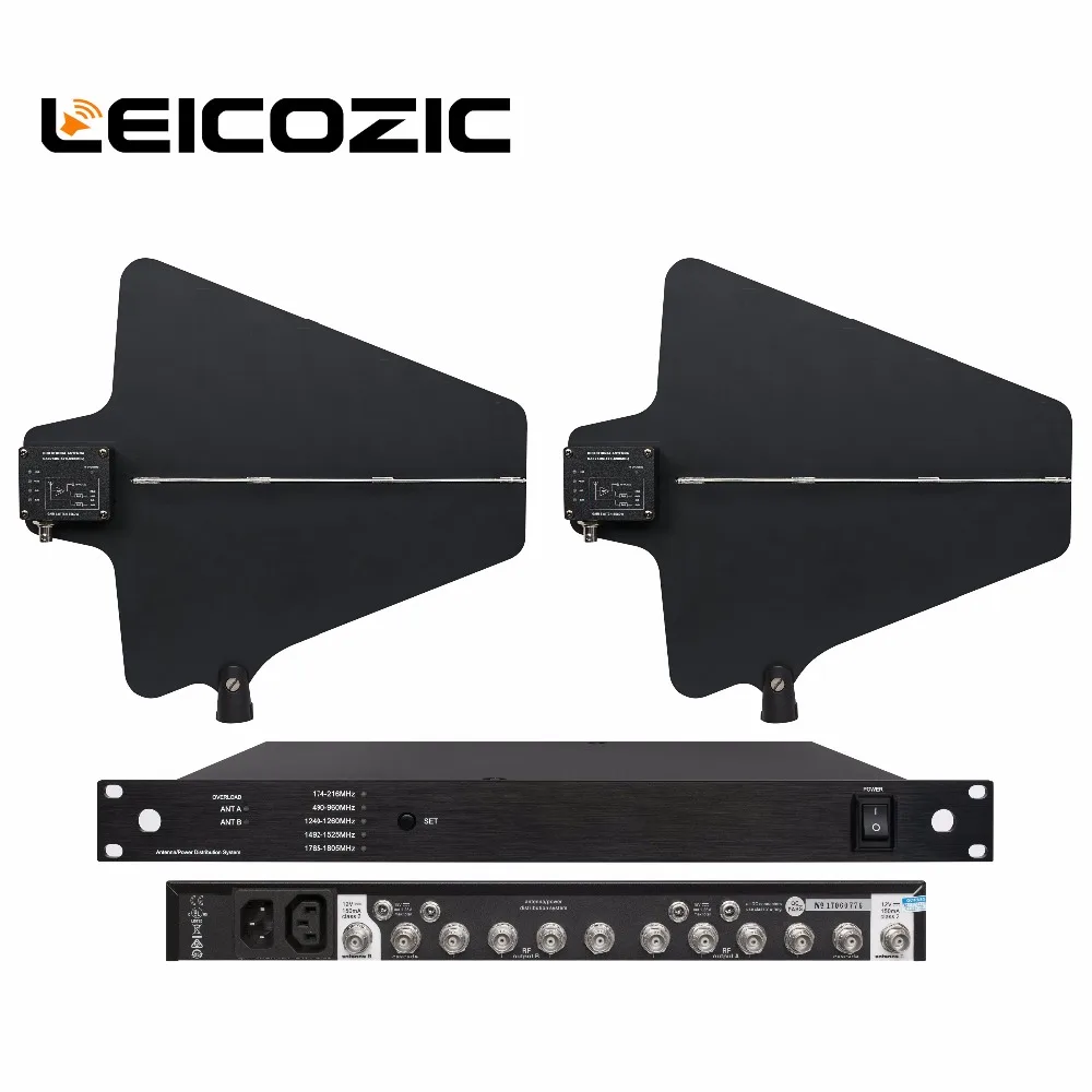 

Leicozic New UA845 874 UHF Antenna /Power Distribution System 500-950Mhz Antenna Distribution System Active UHF Wireless Antenna
