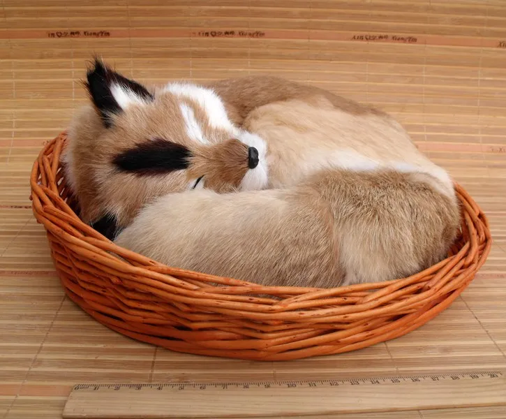 fox toy basket