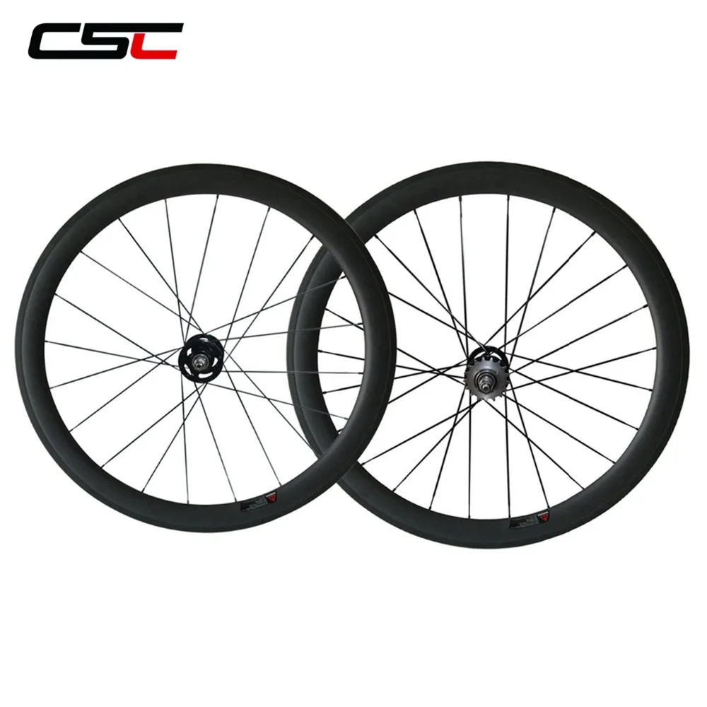 Perfect CSC Carbon Track Wheels 24/38/50/60/88mm Tubular and Clincher Track Wheelset Fixed Gear Wheelset With Fiexed Gear Hub 2 Perfect CSC Carbon Track Wheels 24/38/50/60/88mm Tubular and Clincher Track Wheelset Fixed Gear Wheelset With Fiexed Gear Hub 2