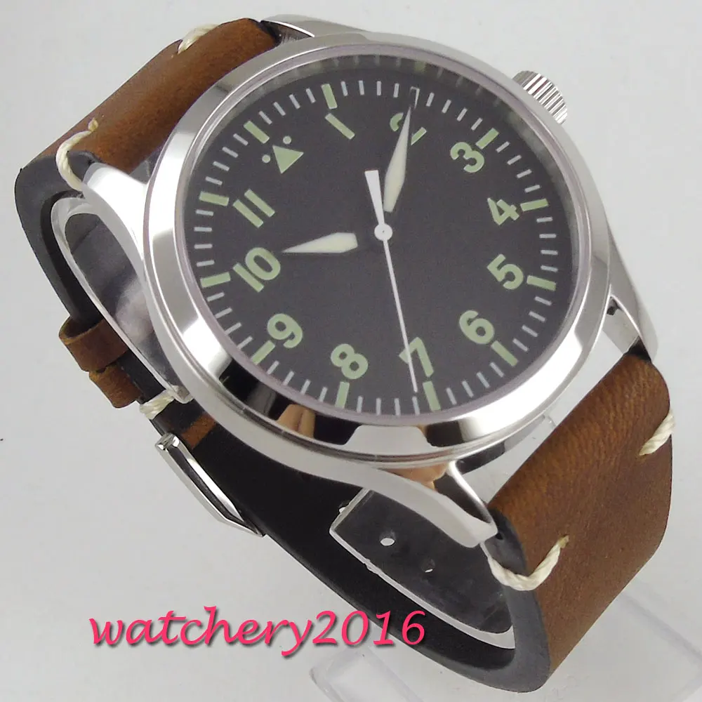 Corgeut механические часы дайвер минималистичные часы для мужчин наручные часы Авто Дата водонепроницаемые автоматические часы