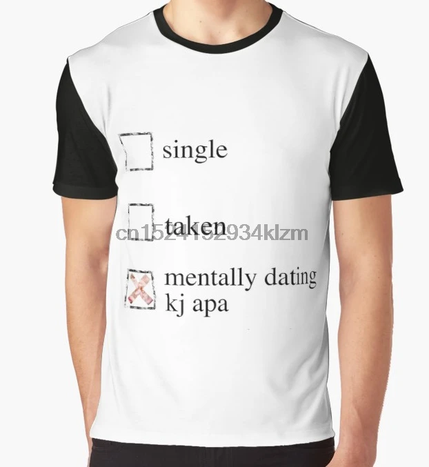 

All Over Print T-Shirt Men Funy tshirt kj apa Short Sleeve O-Neck Tops Tee women t shirt