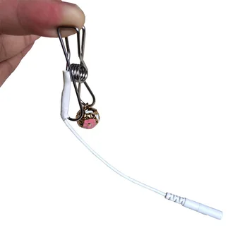 Electric Shock Nipple Clamp / Clitoris Clip / Anal Plug Sensitive Position Full Electro Shock Pulse Stimule Match Bell Sound 4