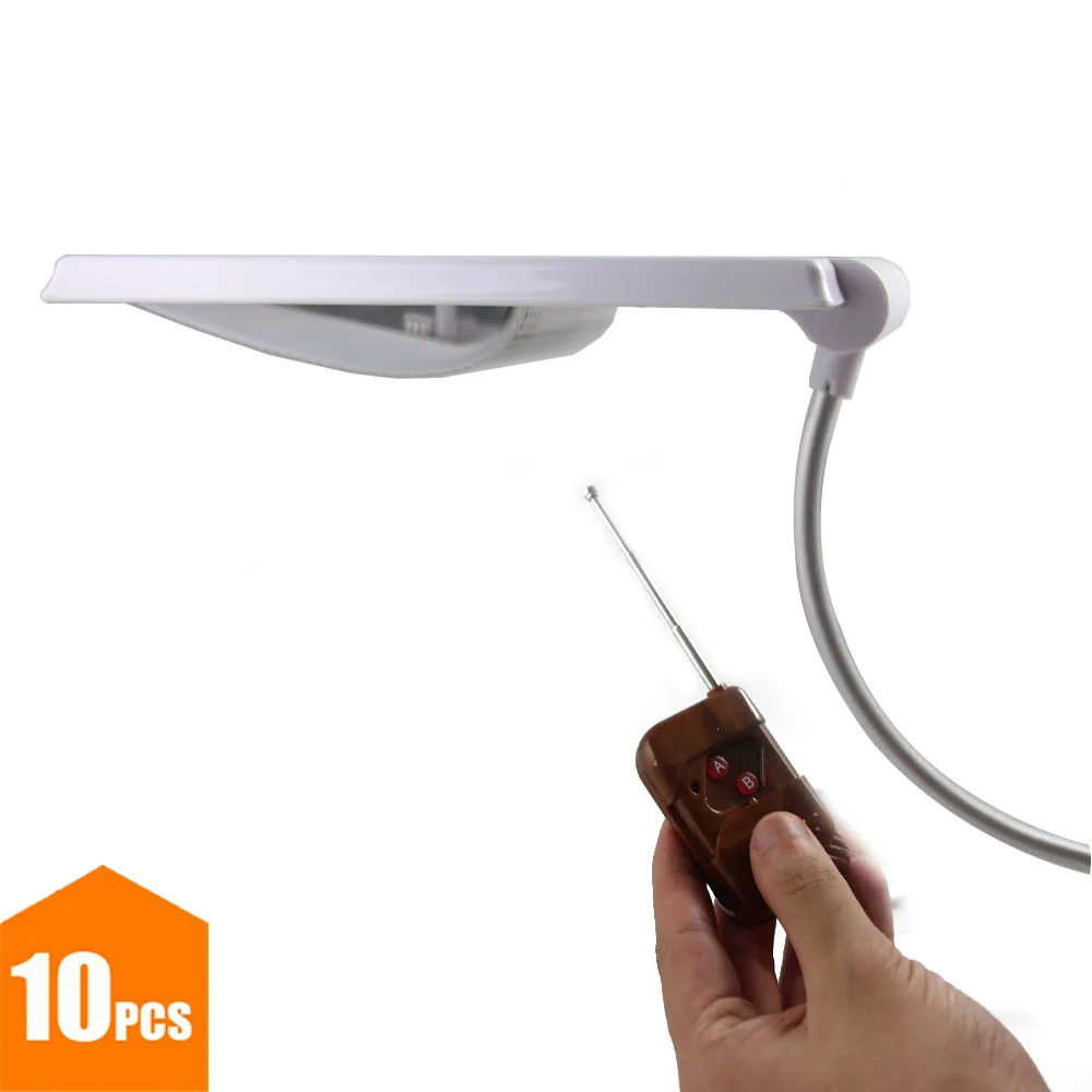 

10PCS 24LED Solar Street Light Outdoor Wall Waterproof 4000mAh BAT with 40m~50m Remote Control Solar Garden Security Solar Lamp