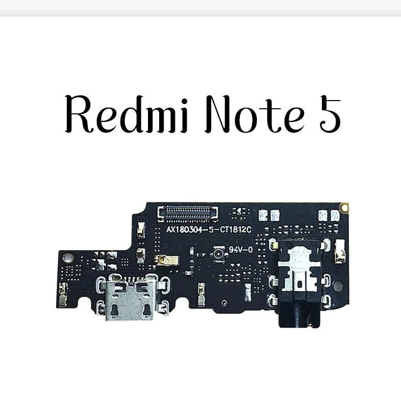 Зарядный порт для XiaoMi redmi 5 redmi note 5 redmi note 5A порт для зарядной USB док-станции+ микрофон Замена модуля Moto - Цвет: For Redmi note 5