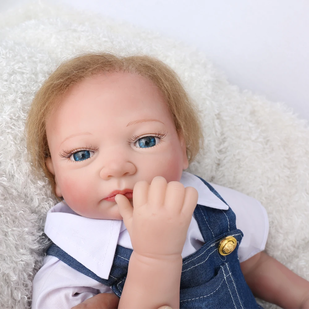 55 см reborn baby doll игрушки для детей 22 дюймов силиконовые виниловые ручной работы