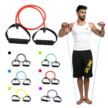 

1pc Yoga Pull Rope Multifunctional Rubber Band Fitness Equipment Chest Exercise Tubes Practical Resistance Band