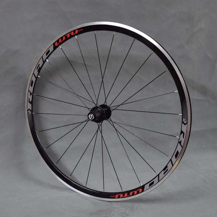 Sale LUTU Road bike V Brake Wheels 700c Elite Aluminum Alloy Bicycle wheelset Front 20H Rear 24H Road Wheel 6