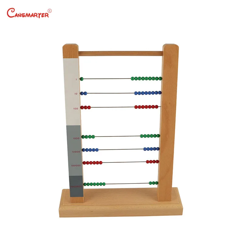 Soroban Abacus Frame Toy Children Montessori Materials Educational Game Teaching Aids Learning Math Toys Wooden Friendly MA070-3 Soroban Abacus Frame Toy Children Montessori Materials Educational Game Teaching Aids Learning Math Toys Wooden Friendly MA070-3