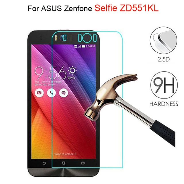

Tempered Glass For Asus Zenfone Selfie Screen Protector protective film For ZD551KL Z00UD Glass