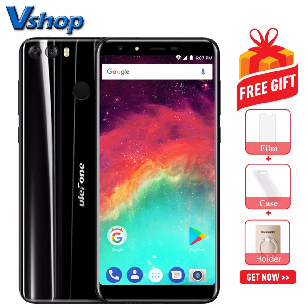 Оригинал Ulefone MIX 2 4 г Мобильный телефон Android 7 0 ГБ + 16 ядра смартфон Dual задней