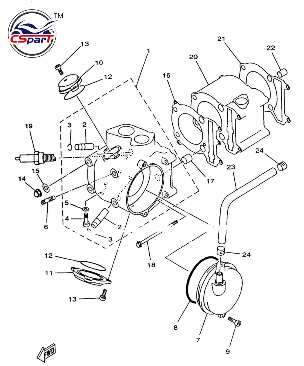 LINHAI 300 Cylinder
