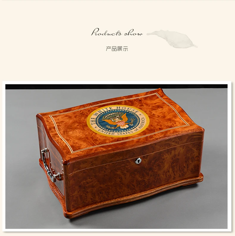 CIGARLOONG Cigar увлажняющая коробка кедр большой емкости увлажнение шкафчик портсигар чехол HH-9001
