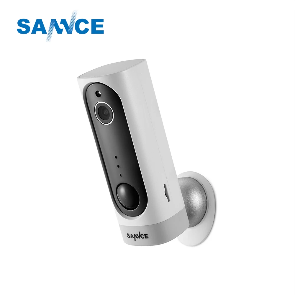 

SANNCE Battery 100% Wire-Free Wireless IP Camera Wifi 720P Indoor Baby Monitor Security Camera Video PIR Motion Dection Camera