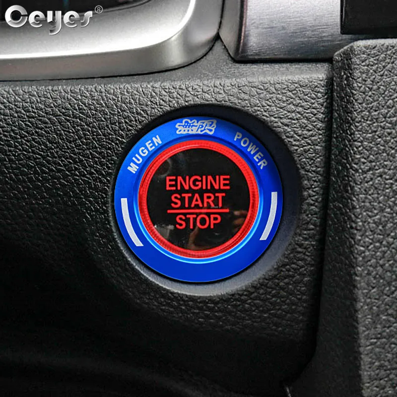 Car Start Engine Button Key Ring for CIVIC (1)