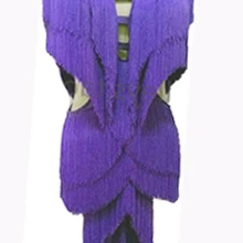 На заказ по индивидуальному заказу Сексуальная кисточка латинская Румба ча-ча Румба Самба Пасо двойной jive танцевальная соревнования