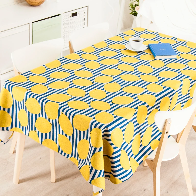 Скатерть льняная в стиле ретро с изображением растений|linen tablecloth|tablecloth patterntable linens