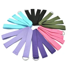 Yoga Accessories, Cotton Yoga Stretching Belts Pilates Fitness Webbing Strap Waist Leg Exercise Gym Rope