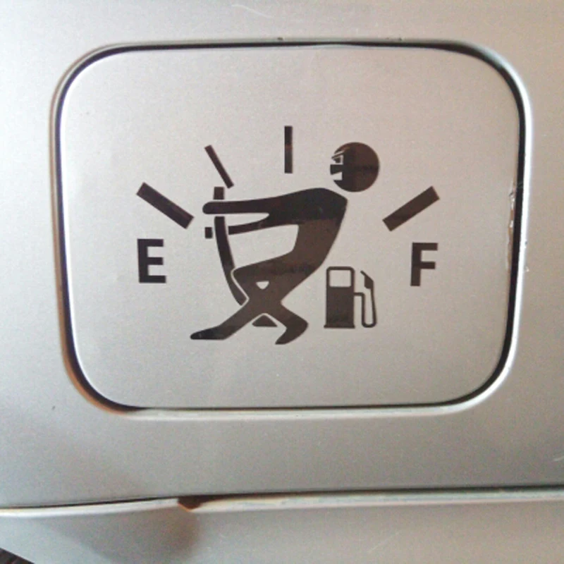

Car Fuel Tank Cover Sticker 12cm * 9cm High Gas Consumption Fuel Sticker for Ford Focus Fusion Escort Kuga Ecosport Fiesta