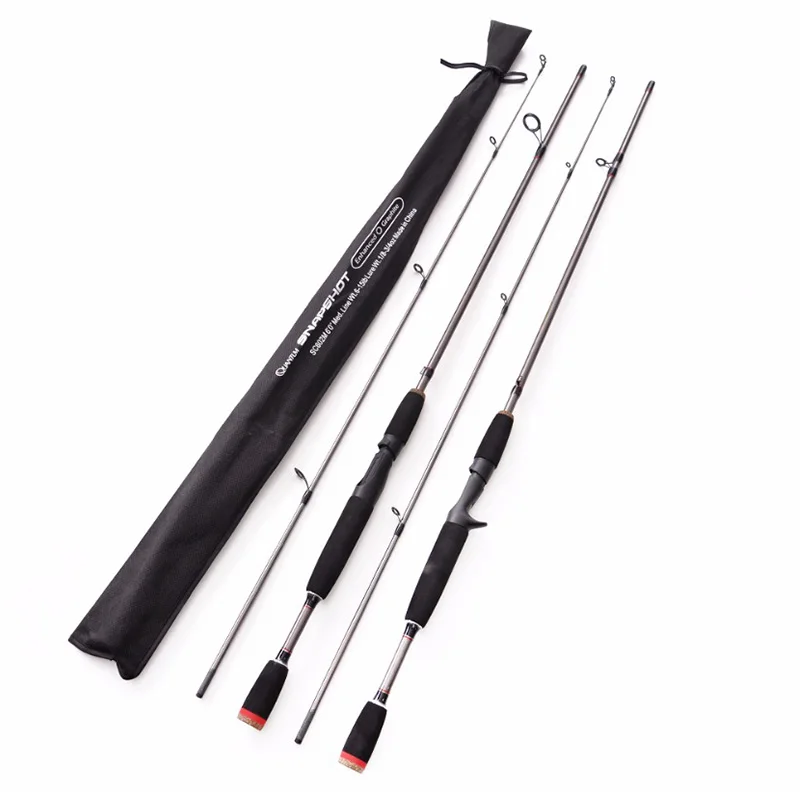 Buy Cheap 1.8m 2 Segments M Power line wt.6 15lb lure wt.1 8 3 4oz