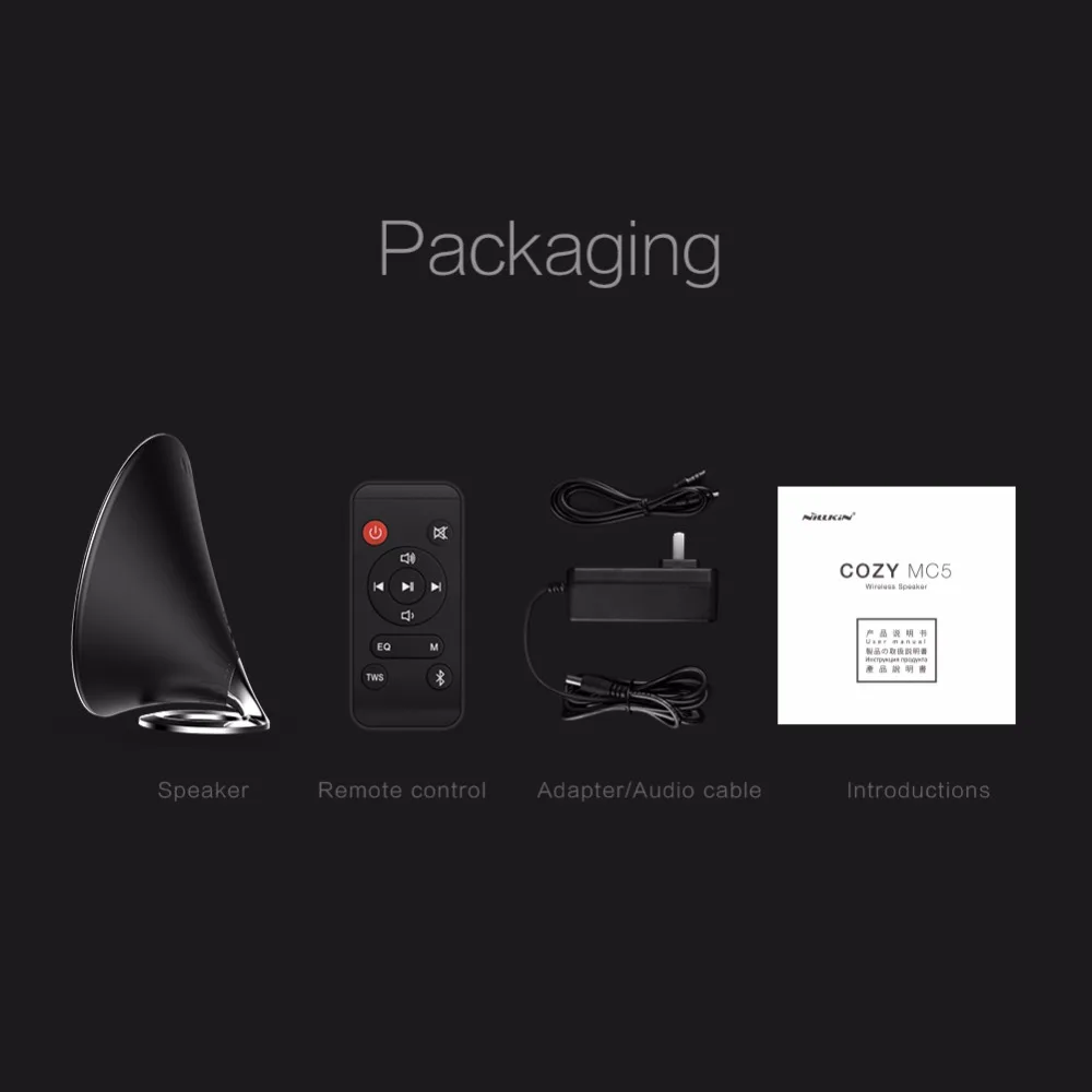 NILLKIN HiFi домашний кинотеатр акустическая система объемного звучания с Bluetooth для фильмов и ТВ Поддержка NFC, работает для мобильного телефона для iPhone для xiaomi