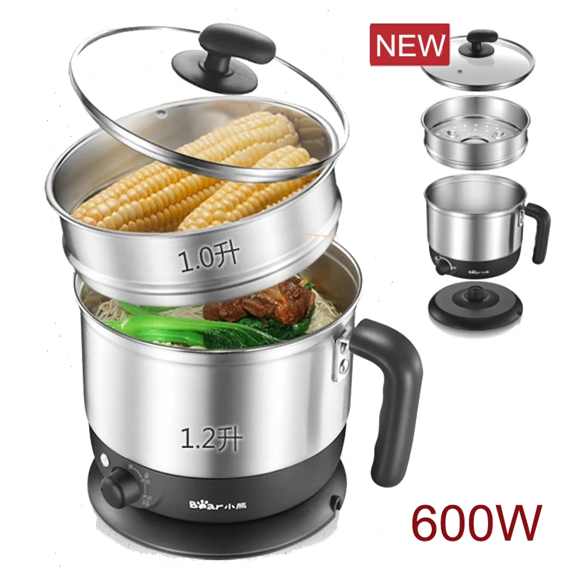 15 JA31,600W Electric Multi Cookers Heating Lunchbox 2 Layers Steamer