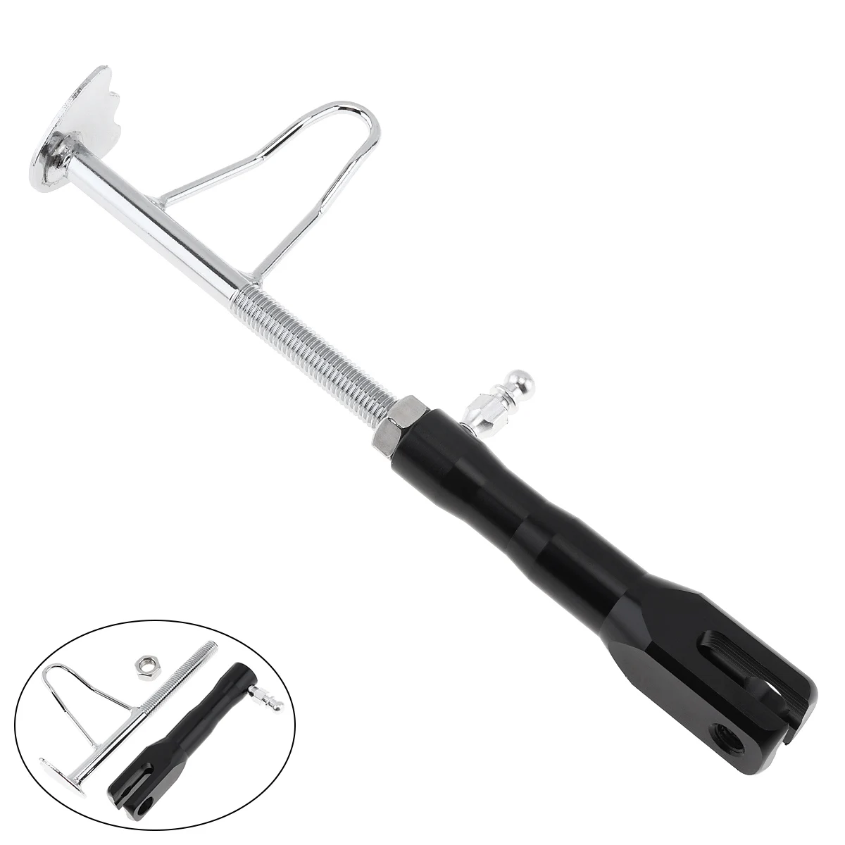 

1pcs Motorcycle Foot Brace Stands Ladder Scalable Refitted Parts Side Frame Parking Rack Foot Bracket for Motorcycle Motorbike